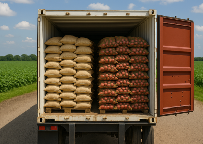 Transporte de carga agrícola